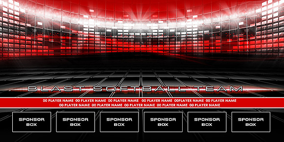 GDFB V2 - 4x8 Equalizer Panoramic Banner