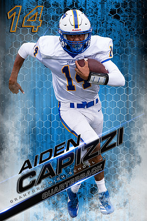 Honeycomb - MVP Series - Player Banner & Poster Template V MVP Series - Honeycomb V Aiden24