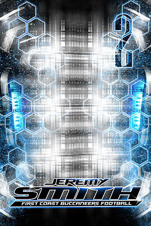 Honeycomb v.5 - Player Banner & Poster Template GDBV5 - Honeycomb X