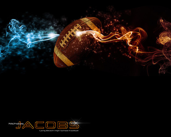 Jacobs Amped Effect - Deadlock Football 16x20