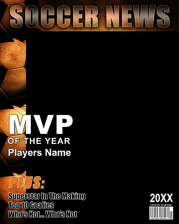 Soccer Magazine Cover