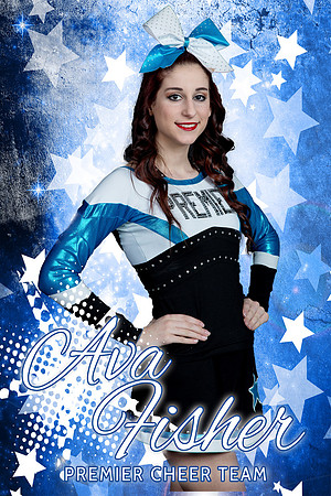 Cheer Portrait - 12x18 Sample