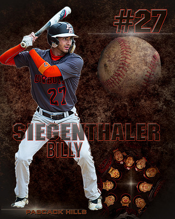 JAMES-ADAM-BASEBALL-#27 Billy Siegenthaler