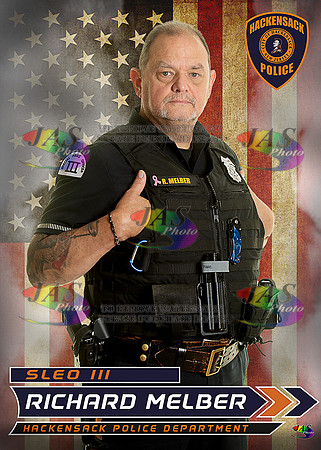 8240 Melber JAS 2_5x3_5 Trader -Front-Colored Police Flag Grunge8 B