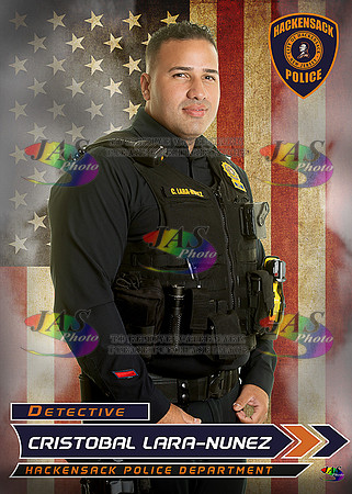 8175 Lara-Nunez JAS 2_5x3_5 Trader -Front-Colored Police Flag Grunge8 B