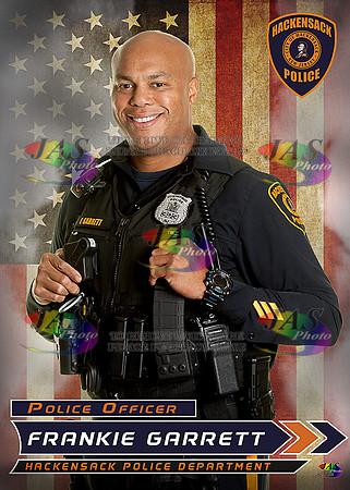 8186 Garrett JAS 2_5x3_5 Trader -Front-Colored Police Flag Grunge8 B