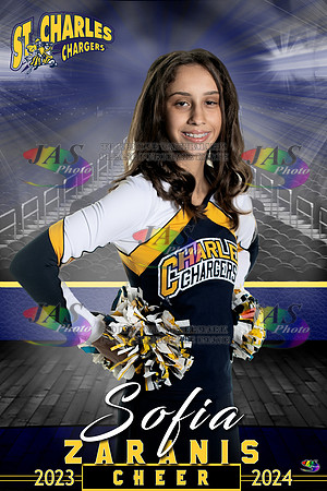 1422 24 Full Court 12x18 St Charles Cheer