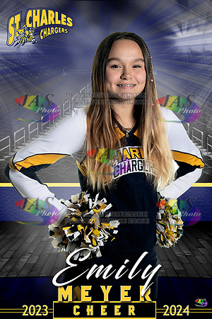 1397 24 Full Court 12x18 St Charles Cheer