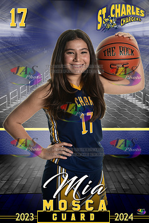 1437 24 - Full Court 12x18 St Charles Basketball