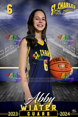 Abby 24 - Full Court 12x18 St Charles Basketball