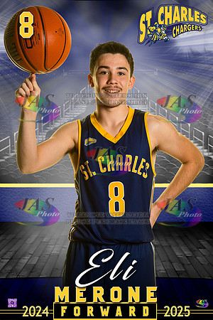 4765-Full Court 12x18 St Charles Basketball 25 Merone