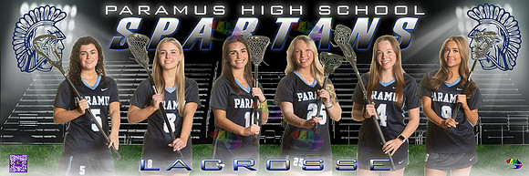 FRIDAY LIGHTS PHS25 Lacrosse Girls Team Pano