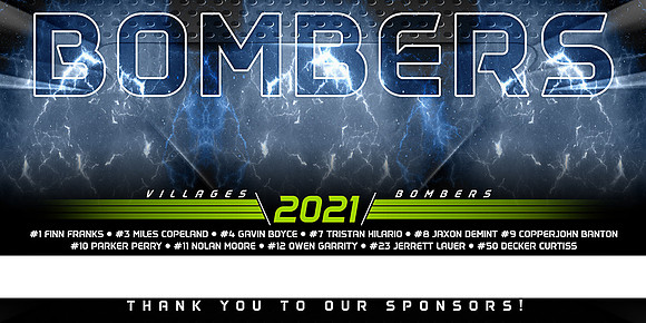 Cinema Series - Bomber - 4x8 Team Banner